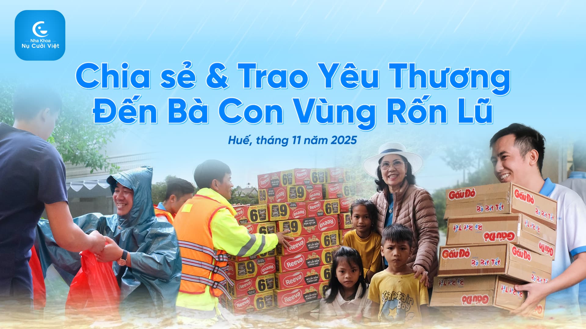 Chia sẻ và trao yêu thương đến bà con vùng rốn lũ huế 2025